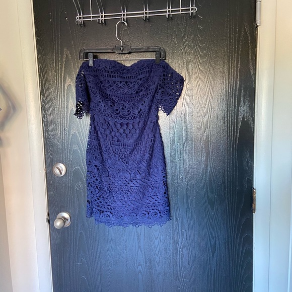 Charlotte Russe Dresses & Skirts - ‼️LAST CHANCE‼️NWT blue Lace dress